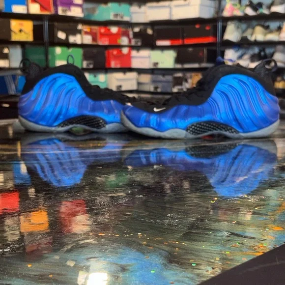 Nike Foamposite One XX Royal Blue Black High 895320-500 - Picture 3 of 7